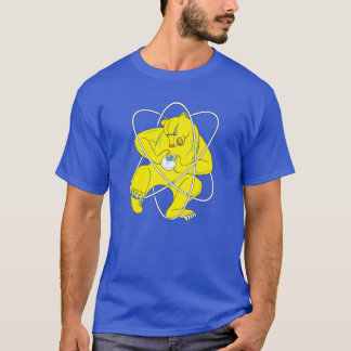 Atom-Bären-Flagge der Geheimstadt Selesnogorsk i T-Shirt