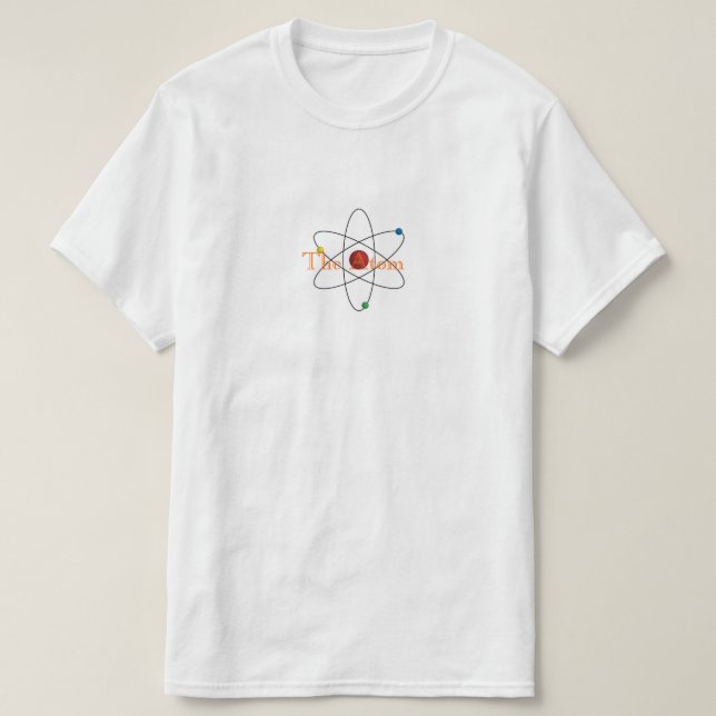 Atom - Ein MisterP-Shirt T-Shirt (Design vorne)