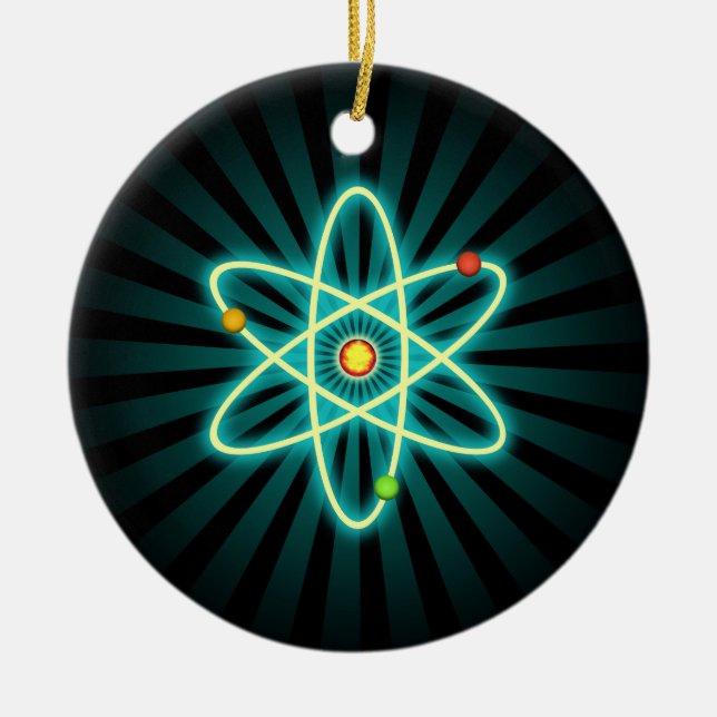 Atom Keramik Ornament (Vorne)