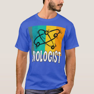 Atom Molecule Wissenschaftsbiologie Lehrer Geschen T-Shirt