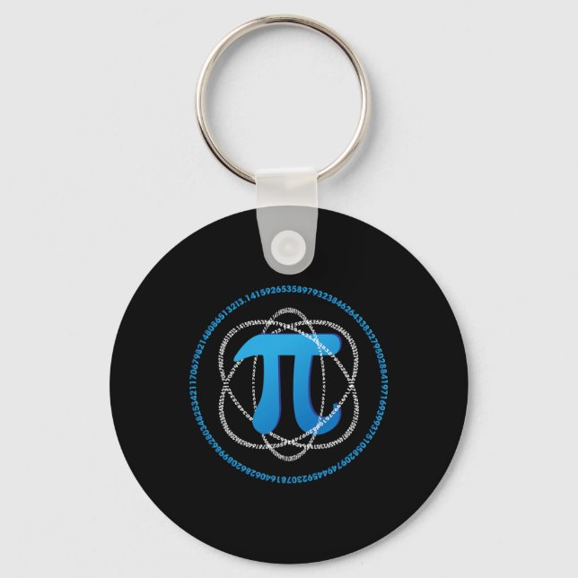 Atom Pi Day Math Science Lover Geschenk Schlüsselanhänger (Vorderseite)