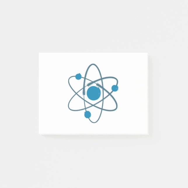 Atom Post-it Klebezettel (Vorderseite)