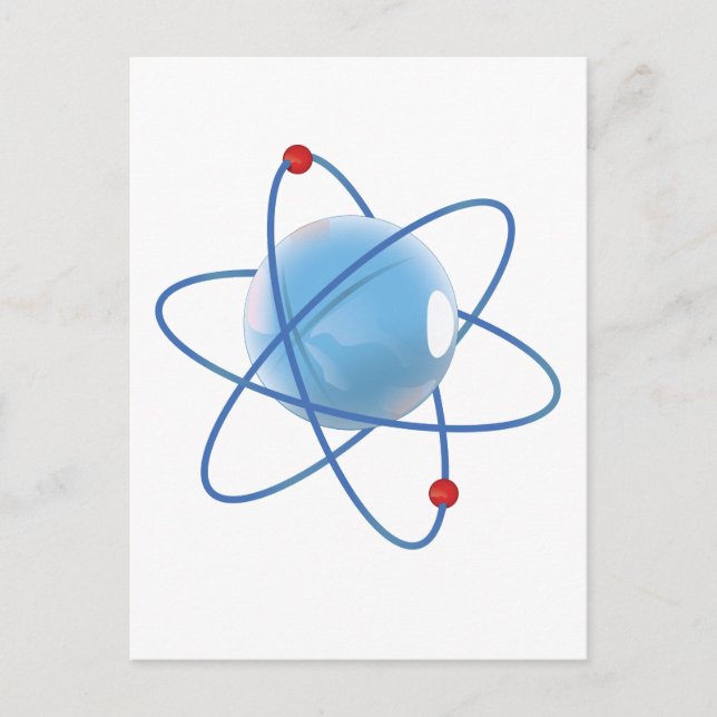 Atom Postkarte (Vorderseite)