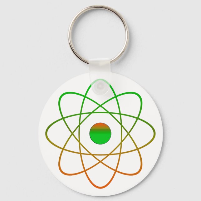 Atom-Schlüsselkette Schlüsselanhänger (Vorderseite)