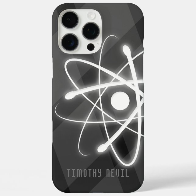 Atom Symbol | Wissenschaftliche Regeln Case-Mate iPhone Hülle (Rückseite)