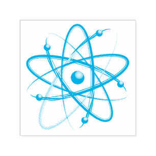 Atom Symbol   Wissenschaftliche Regeln Permastempel