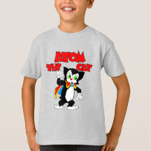 Atom the Cat Character T - Shirt