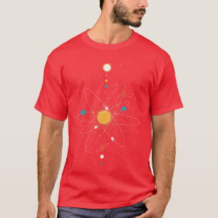 Atom Universe Minimalistisch von Tobe Fonseca T-Shirt