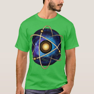 Atom Universe Quantenphysik T-Shirt