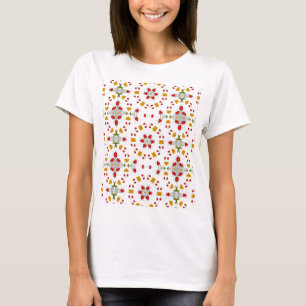 Atomar Mitte Jahrhundert Blumen Vintage T-Shirt