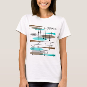 Atomära inspirierter Mitte- des T-Shirt