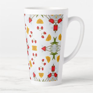 Atomare Blume im Stil der Mitte des Jahrhunderts V Milchtasse