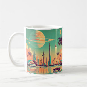 Atomare futuristische neue Florida Kaffeetasse