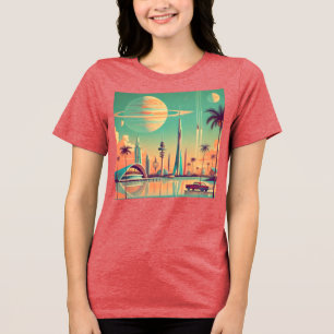 Atomare futuristische neue Florida Tri-Blend Shirt