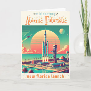 Atomare futuristische neue Startrampe in Florida Karte