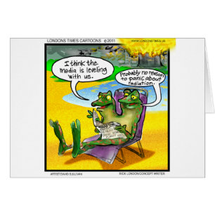 Atomare Nachbarn (Zwillingsfrösche) Lustige Gesche