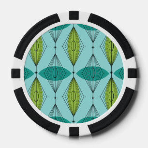 Atomare Ogee- und Sternenexplosionen Poker Chips