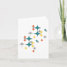 Atomare Sterne der Neunziger Jahre Mitte des Jahrh Karte