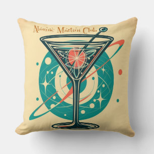 Atomarer Martini Club Kissen