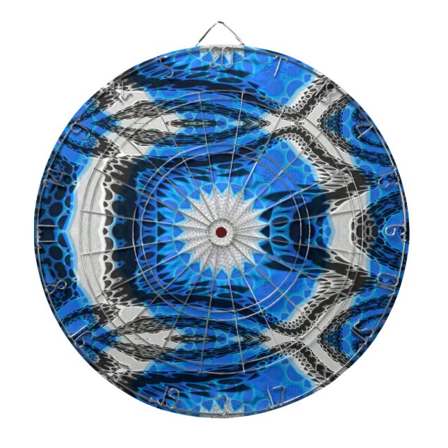 Atomares Blau Dartscheibe (vorne)