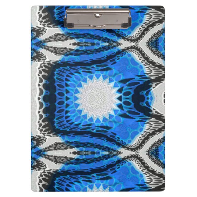 Atomares Blau Klemmbrett (Vorderseite)