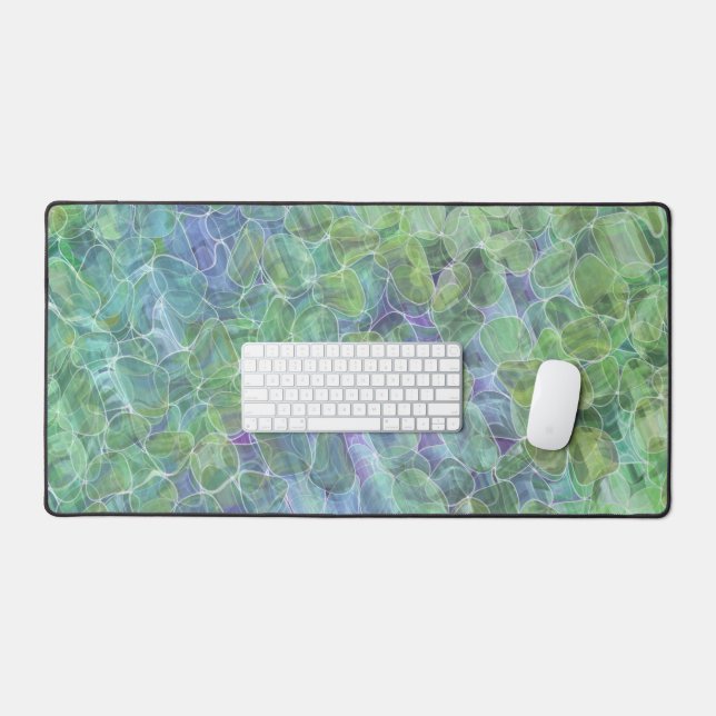 atomarisches Meer Glas : Schreibtischunterlage (Tastatur & Maus)
