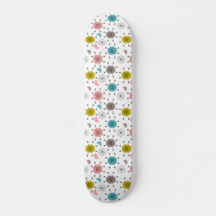 Atomarisches Retro-Sternenmuster Skateboard