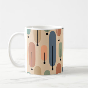 Atombäume Retro-Kaffee-Tasse Kaffeetasse