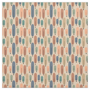 Atombäume Retro Stoff