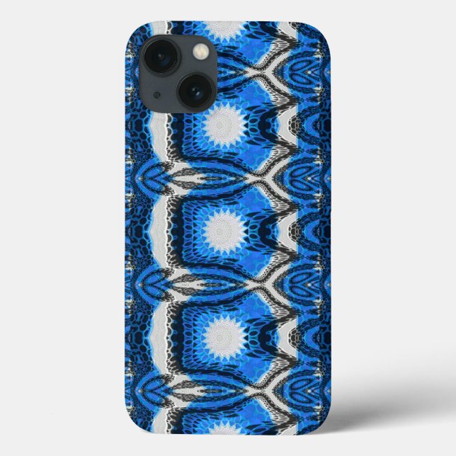 Atomblau Case-Mate iPhone Hülle (Rückseite)