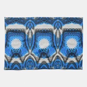 Atomblau Geschirrtuch