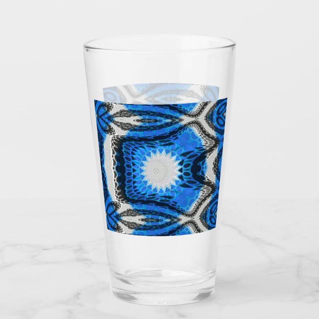 Atomblau Glas (Vorderseite)