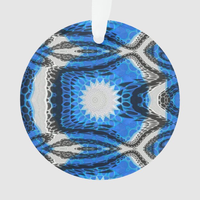 Atomblau Ornament (Vorderseite)