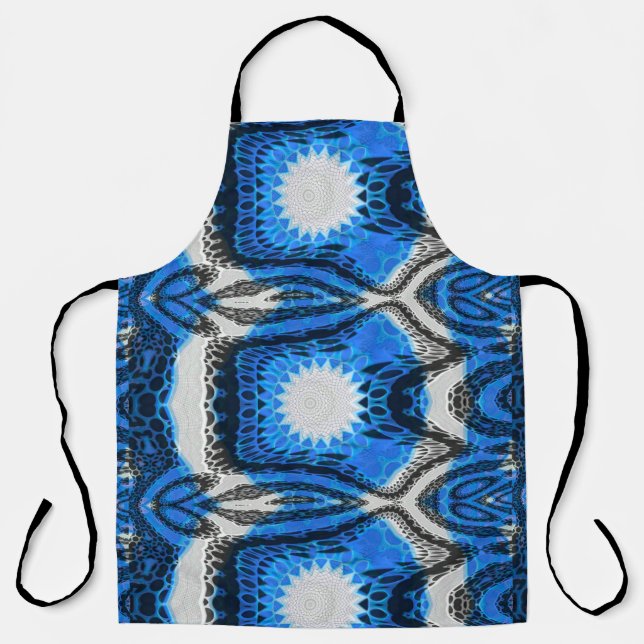 Atomblau Schürze (Vorderseite)