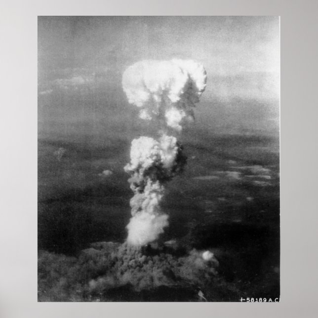 Atombombardierung von Hiroshima Poster (Vorne)