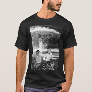 Atombombe Cloud Nuklear War Retro Vintag Milita T-Shirt