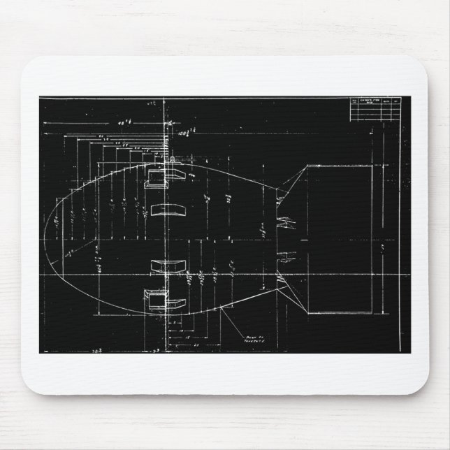 Atombombe Fat Man Mousepad (Vorne)