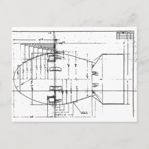 Atombombe Fat Man Postkarte