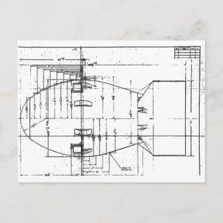 Atombombe Fat Man Postkarte