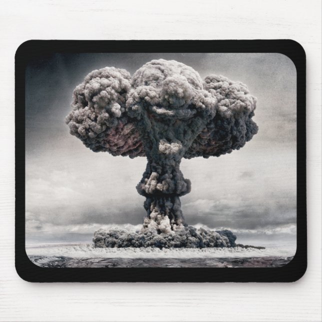 Atombombenexplosion Mousepad (Vorne)
