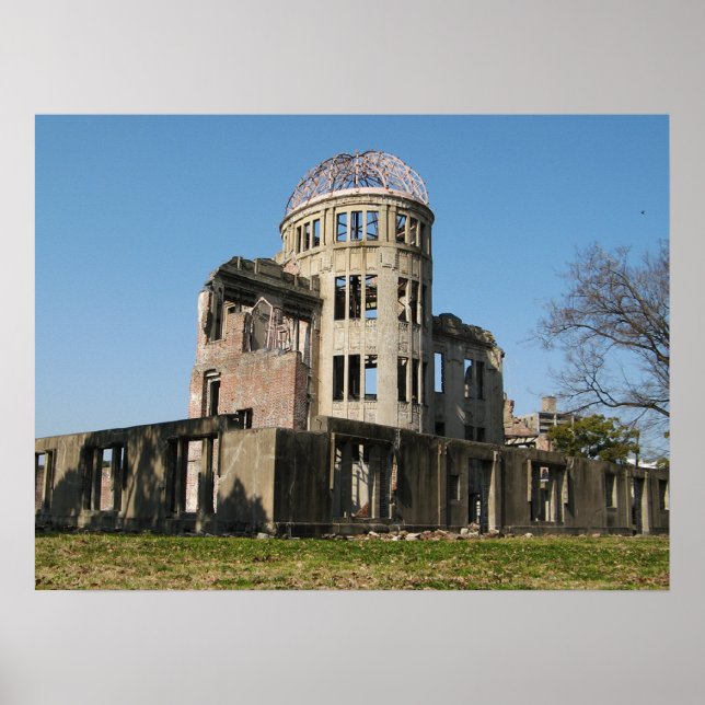 Atombombenkuppel, Hiroshima, Japan Poster (Vorne)