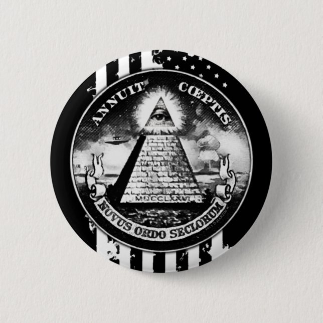 AtomBombkamp Knopf Button (Vorderseite)