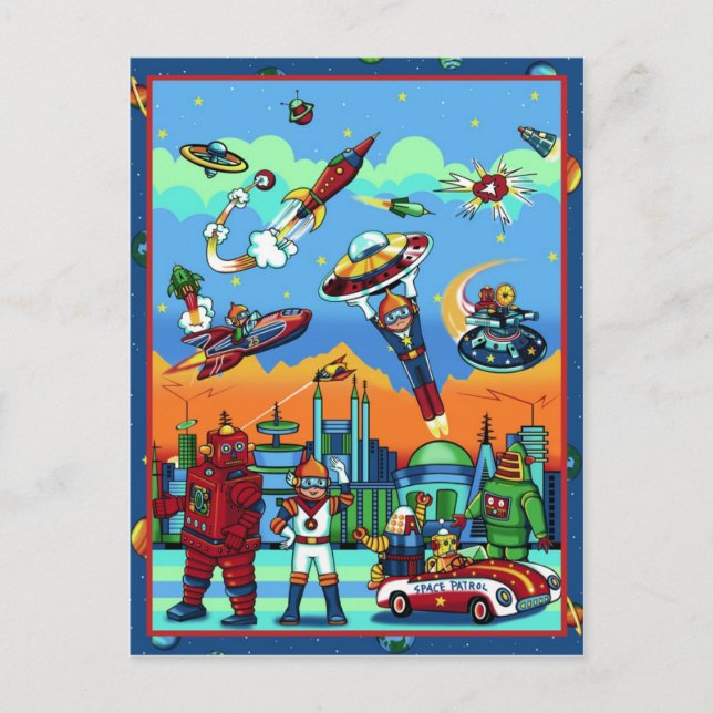 AtomCity Postcard Postkarte (Vorderseite)