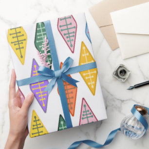 Atomdiamanten Geschenkpapier