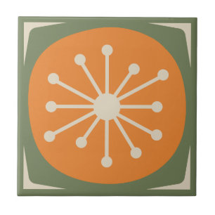 Atomdot Mid Century Moderner Retro 50er 60er Fliese