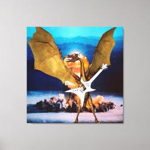 Atomdrache Leinwanddruck