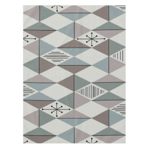 Atome Age Art Diamonds Sage Gray Tischdecke