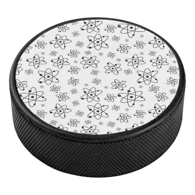 Atome Retro Atomalge Muster Eishockey Puck (3/4)