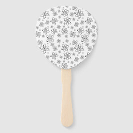 Atome Retro Atomalge Muster Fächer