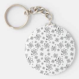 Atome Retro Atomalge Muster Schlüsselanhänger